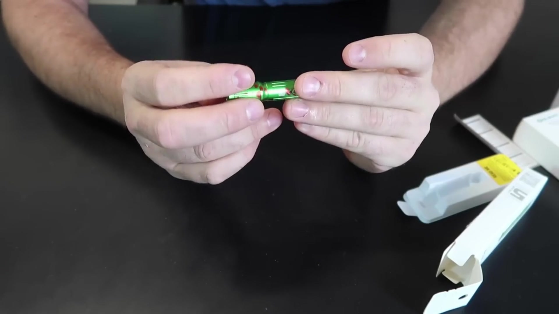 'Video thumbnail for Unboxing 5 new Olight Flashlights'