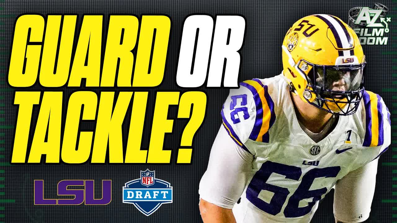 Video thumbnail for a to z sports film room: will campbell 2025 nfl draft scouting report: patriots' offensive tackle breakdown