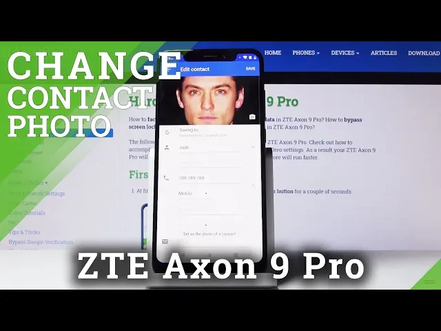 Video thumbnail for How to Add Contact Picture in ZTE Axon 9 Pro – Personalize Contacts