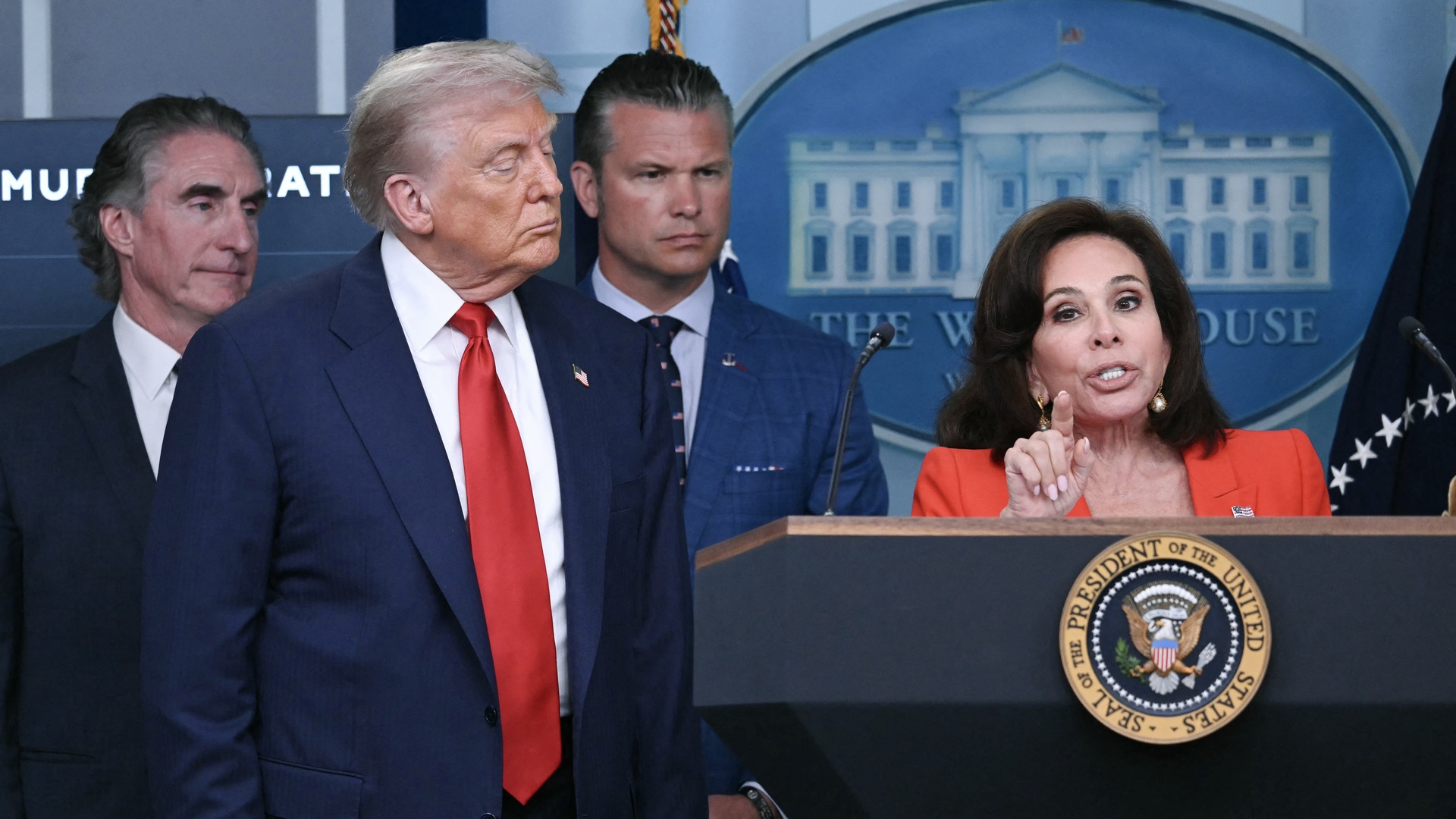 Video thumbnail for ‘She folded like an umbrella’: Trump weighs replacing Pirro after Reflecting Pool fallout: Reports