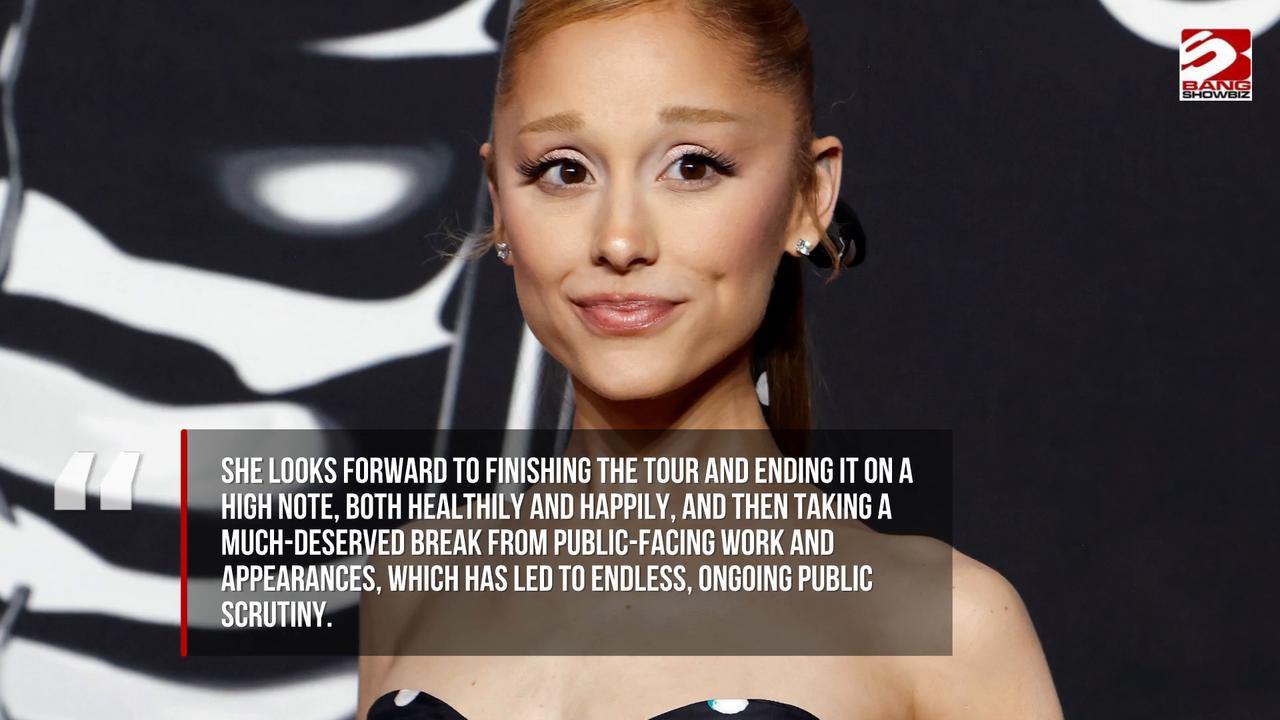 Video thumbnail for Ariana Grande 'taking a step back from visibility' after tour amid 'public scrutiny' over appearance