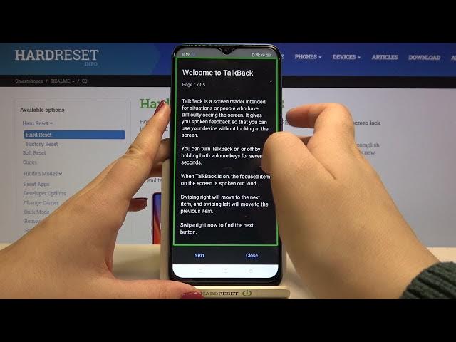 Video thumbnail for How to Enable Talkback in Realme C3 – Find Talkback Settings