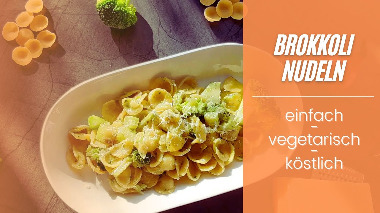 Video thumbnail for Leckere Pasta mit Brokkoli - einfach - vegetarisch - köstlich