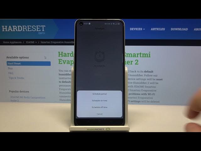 Video thumbnail for How to Set Up Timer on XIAOMI Smartmi Evaporative Humidifier 2 - Mi Home App Schelude Power On / Off