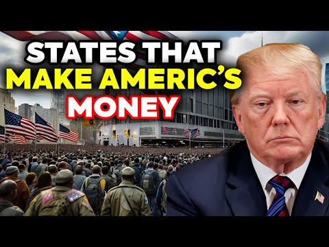 Video thumbnail for The RICHEST 10 States That Make America's Money