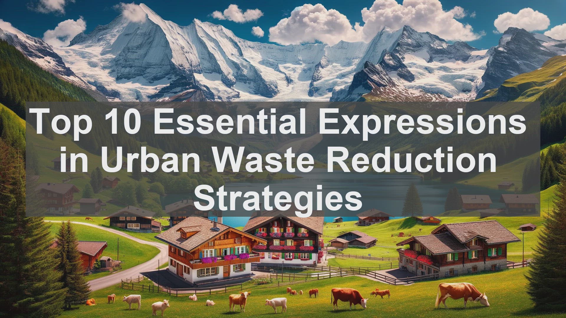 'Video thumbnail for Top 10 Essential Expressions in Urban Waste Reduction Strategies'