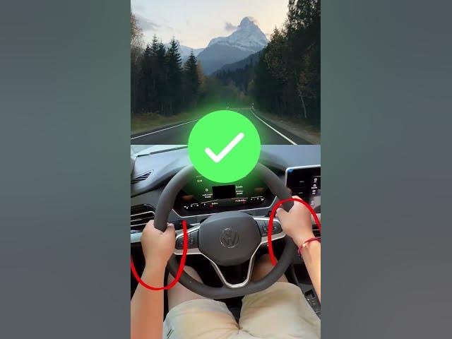 Video thumbnail for How to Hold Steering Wheel & Steer Correctly | Perfect Way #car #steeringwheel #carsteeringwheel