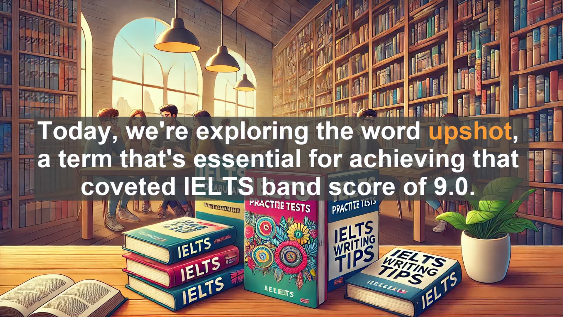 'Video thumbnail for 2000 Must Know IELTS 9.0 Vocabulary - Mastering 'Upshot': Boost Your IELTS Score to 9.0'