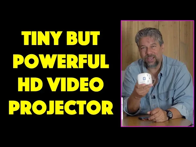 Video thumbnail for The Tiny Cinemood Portable Video Projector - Review