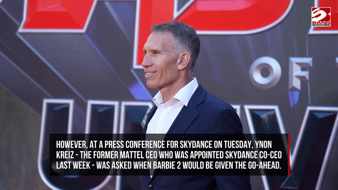 Video thumbnail for Barbie 2 update: Skydance co-CEO says it’s ‘too early’ for sequel talks