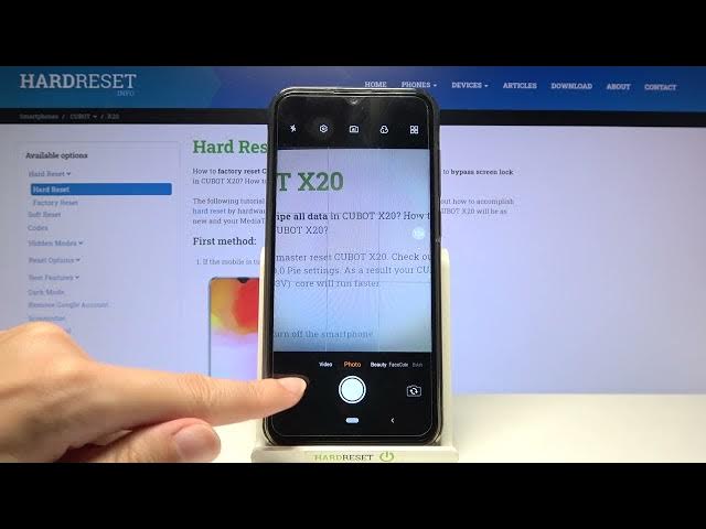 Video thumbnail for Enable/Disable Grid Lines in Camera Settings - CUBOT X20 and Orientation Lines