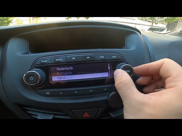 Video thumbnail for How to Change System Language in Opel Karl ( 2015 – 2018 )