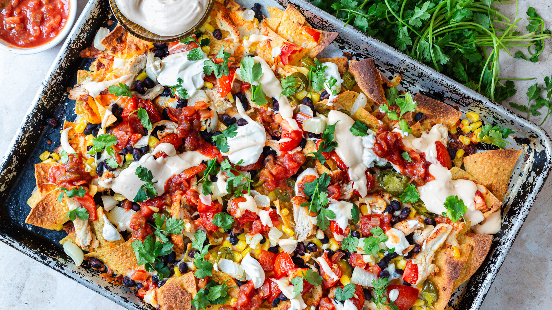 Video thumbnail for Truly Ultimate Chicken Nachos Recipe