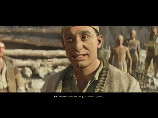 Video thumbnail for Mafia: the Old Country - Prologue Tremori: Il Merlo Argues with Miner | Ruggero Spadaro Cutscene