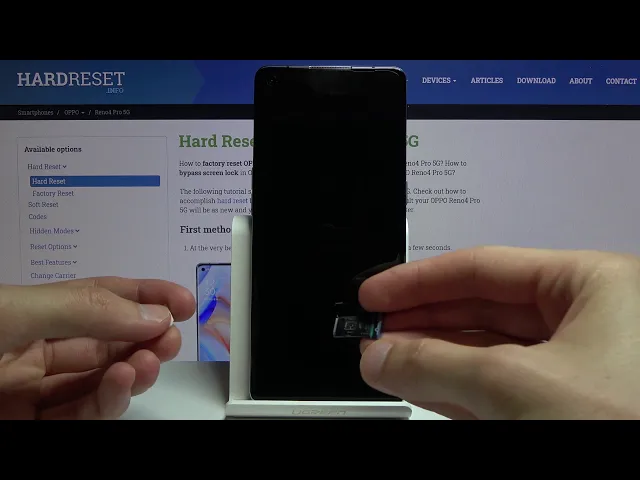 Video thumbnail for How to Inset SIM card into OPPO Reno 4 Pro – Input SIM Card
