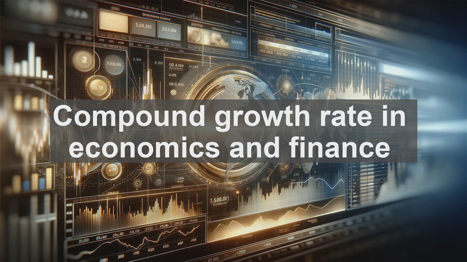 'Video thumbnail for Compound growth rate in economics and finance'