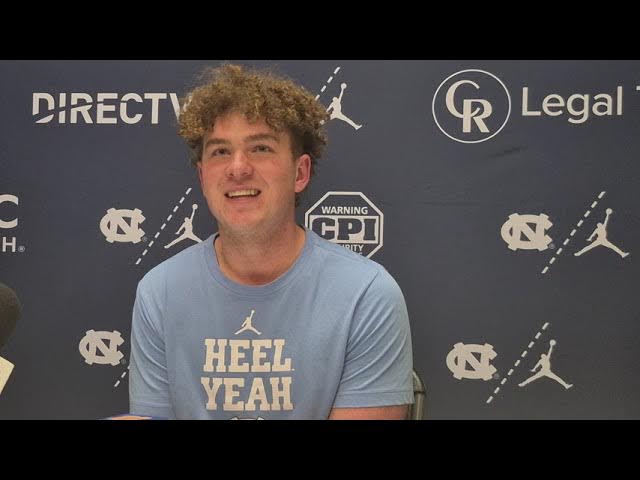 Video thumbnail for #UNC place-kicker Rece Verhoff after kicking 4 field goals ad setting the school record.
