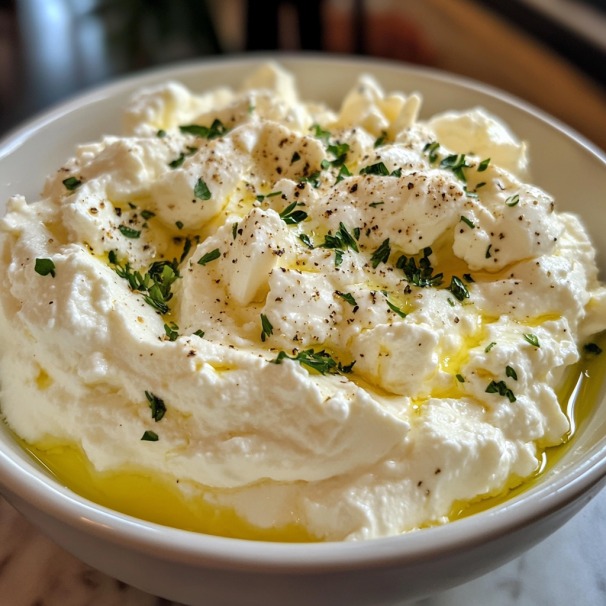 Video thumbnail for Whipped Ricotta Garlic Dip đŸ§„