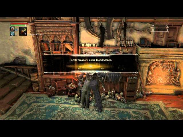 Video thumbnail for Bloodborne - Hunter's Dream: Workshop Repair & Fortify Weapons Details "To Escape Hunter's Dream"