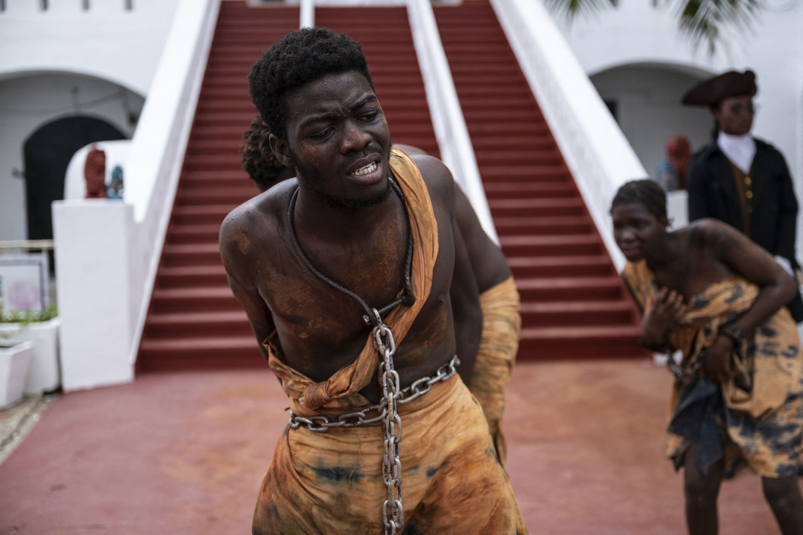 Video thumbnail for Slave trade reenacted on Juneteenth as leaders demand reparations