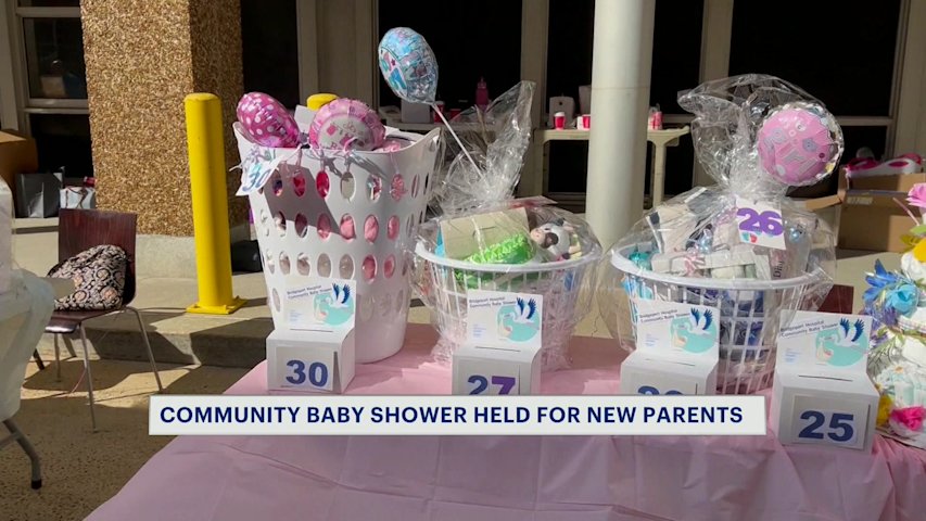 Video thumbnail for Bridgeport Hospital hosts community baby shower for expecting parents in need