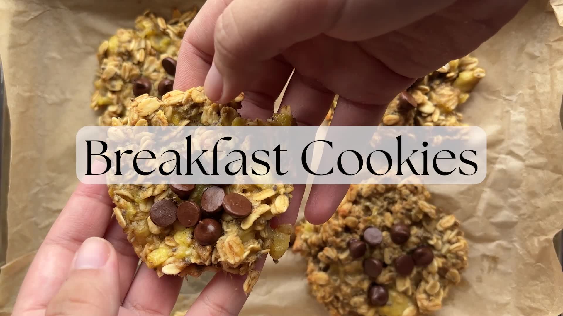 'Video thumbnail for Vegan Breakfast Cookies Recipe'