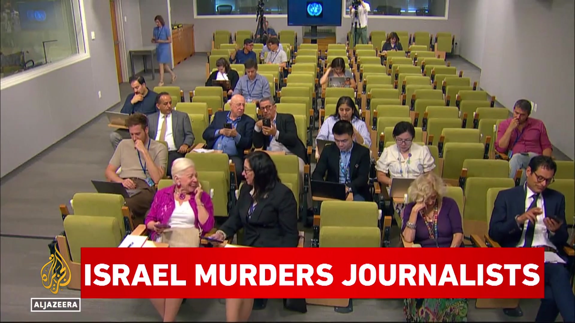 'Video thumbnail for UN condemns killing of Al Jazeera journalists in Gaza, urges an independent probe'