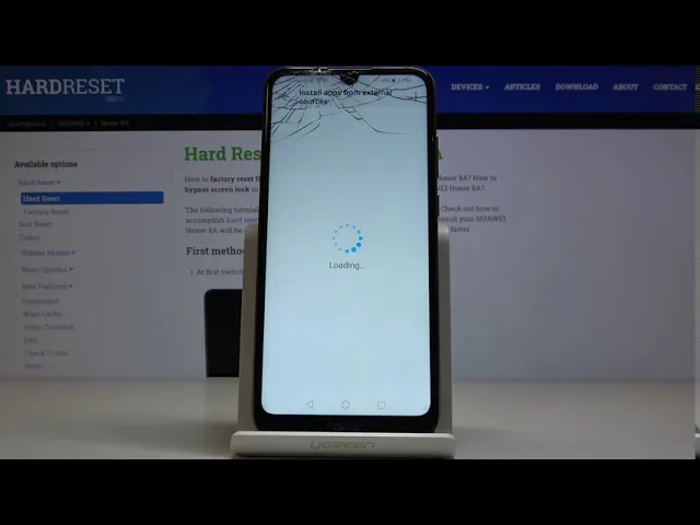 Video thumbnail for How to Allow Unknown Sources in Huawei Honor 8A - Install Unknown Apps