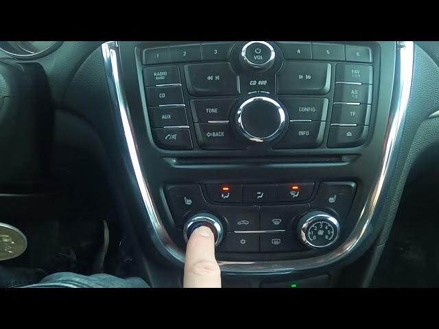 Video thumbnail for How to Enable or Disable Seat Heating in Opel Mokka I ( 2012 – 2019 ) - Use Seat Heating