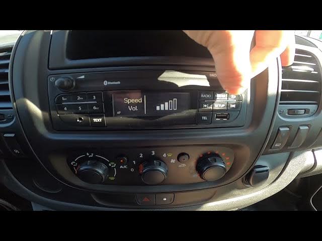 Video thumbnail for How to Adjust Speed Volume in Opel Vivaro B ( 2014 – 2019 )  | Manage Speed Dependent Volume