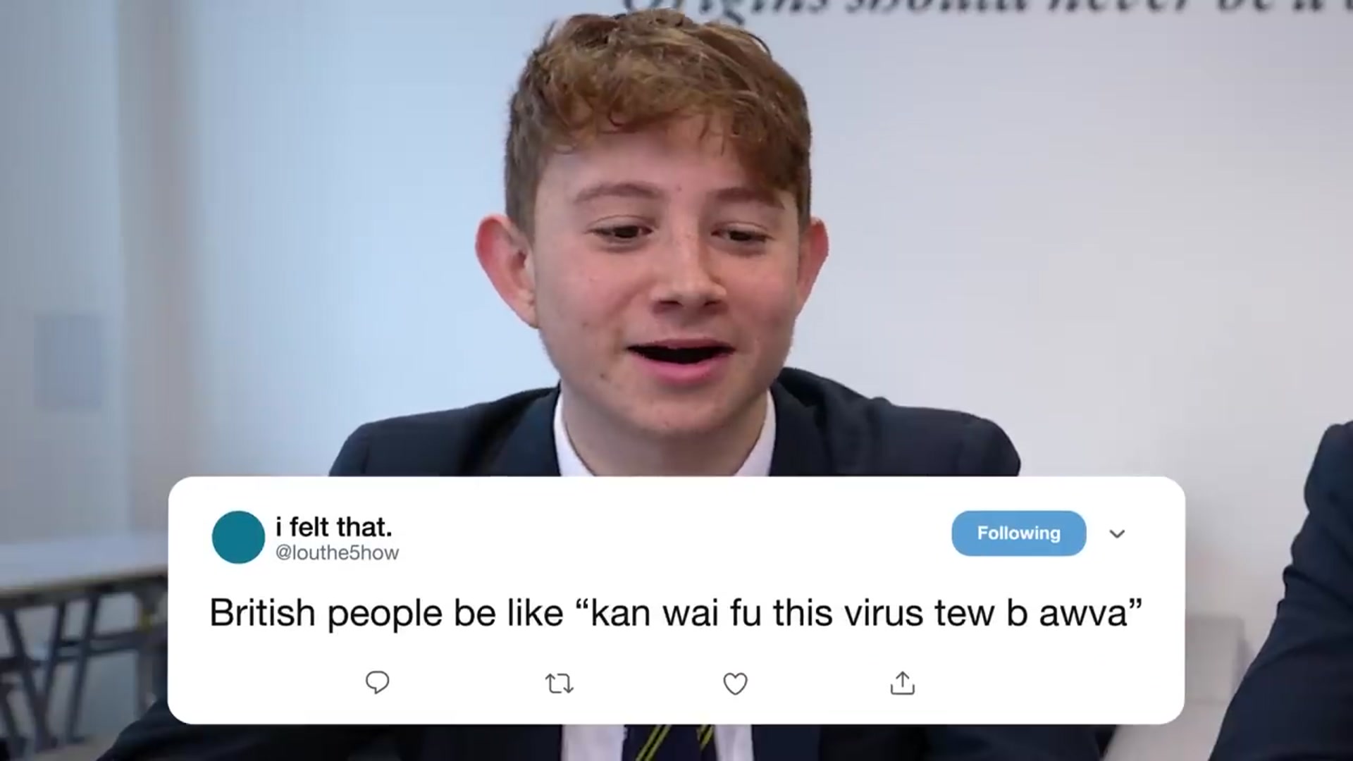 Video thumbnail for British Highschoolers react to Bri ish Memes(720P HD)