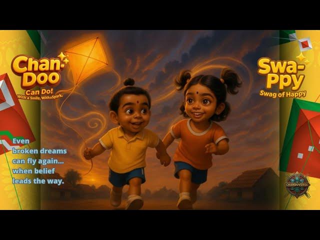 Video thumbnail for When Broken Dreams Learn to Fly | Inspirational Kids Short Film | ChanduVerse |🎈 Chan-Doo & Swa-ppy