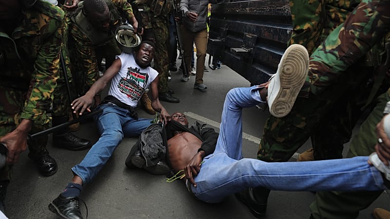 Video thumbnail for Kenya Police sued over Nairobi lockdown during Gen Z protest anniversary
