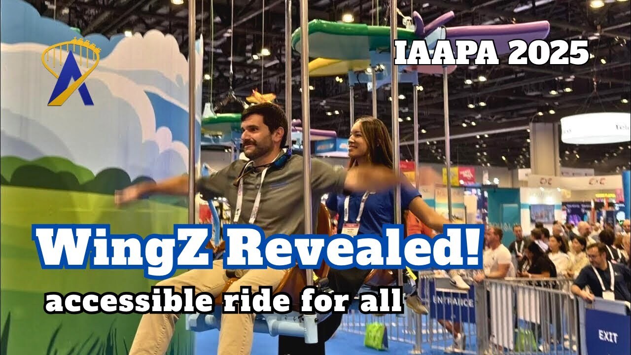 Video thumbnail for Flap Your Arms to Fly Accessible Ride at IAAPA 2025