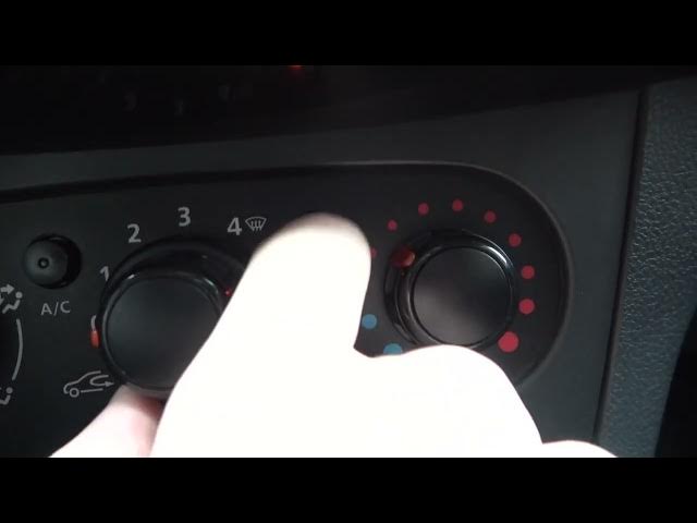 Video thumbnail for How to Enable or Disable Rear Windshield Blowing in Dacia Sandero (2011 - 2020) - Rear Heating