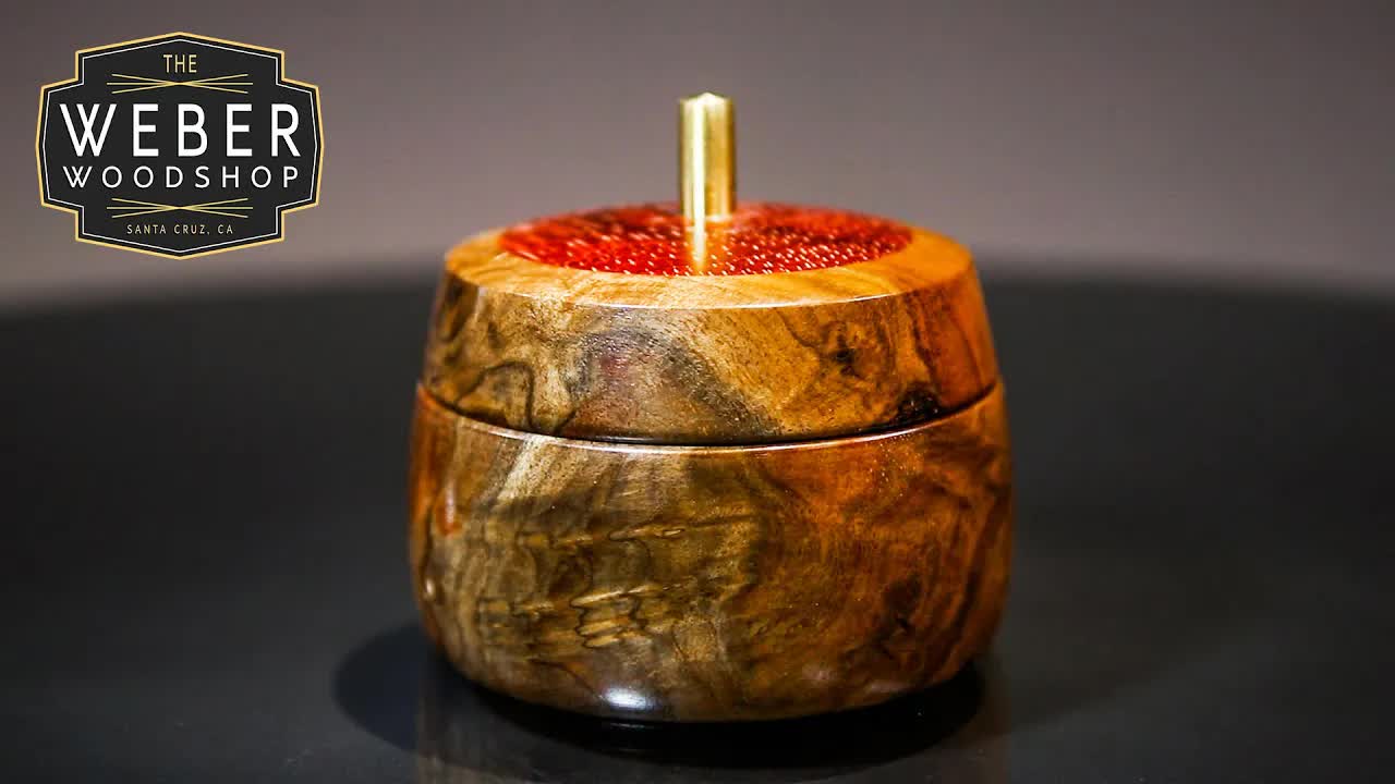 Video thumbnail for Blake Weber (The Weber Woodshop): Turning a Mug Lid & a Custom Ice Cream Scoop!