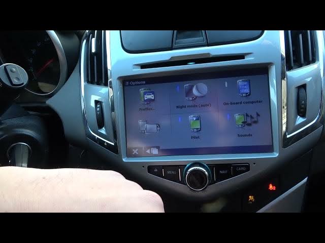 Video thumbnail for How to Enable or Disable Navigation Night Mode in Chevrolet Cruze (2008-2016) - Light or Dark Mode