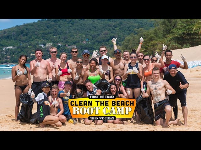 Video thumbnail for Clean The Beach Boot Camp.