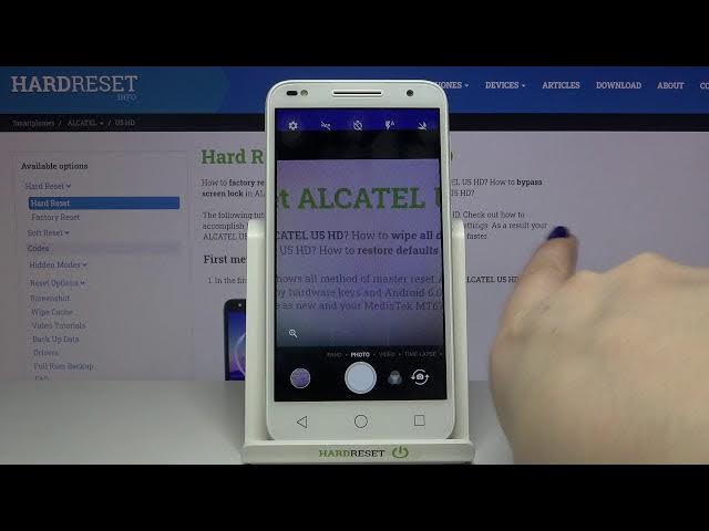 Video thumbnail for How to Enable Gridlines in ALCATEL U5 HD – Configure Camera Settings