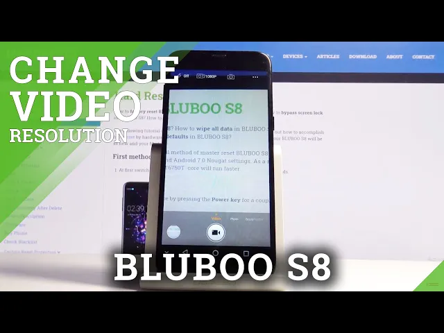 Video thumbnail for How To Change Video Resolution In Bluboo S8 – Record Video in Different Resolution