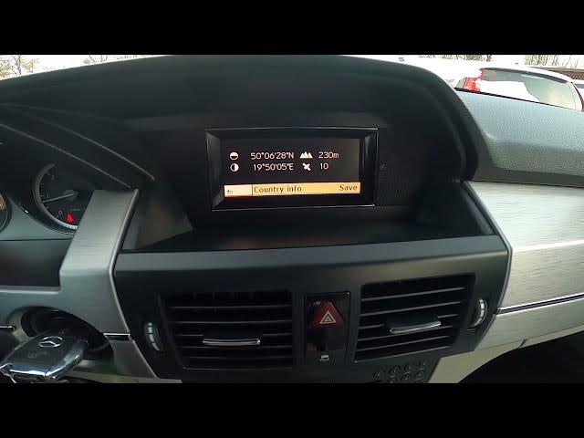 Video thumbnail for How to Find Your GPS Position in Mercedes GLK Off-roader ( 2008 – 2011 ) Navigation
