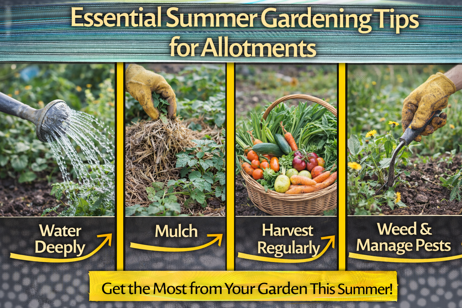 Video thumbnail for Essential Summer Gardening Tips for Allotments