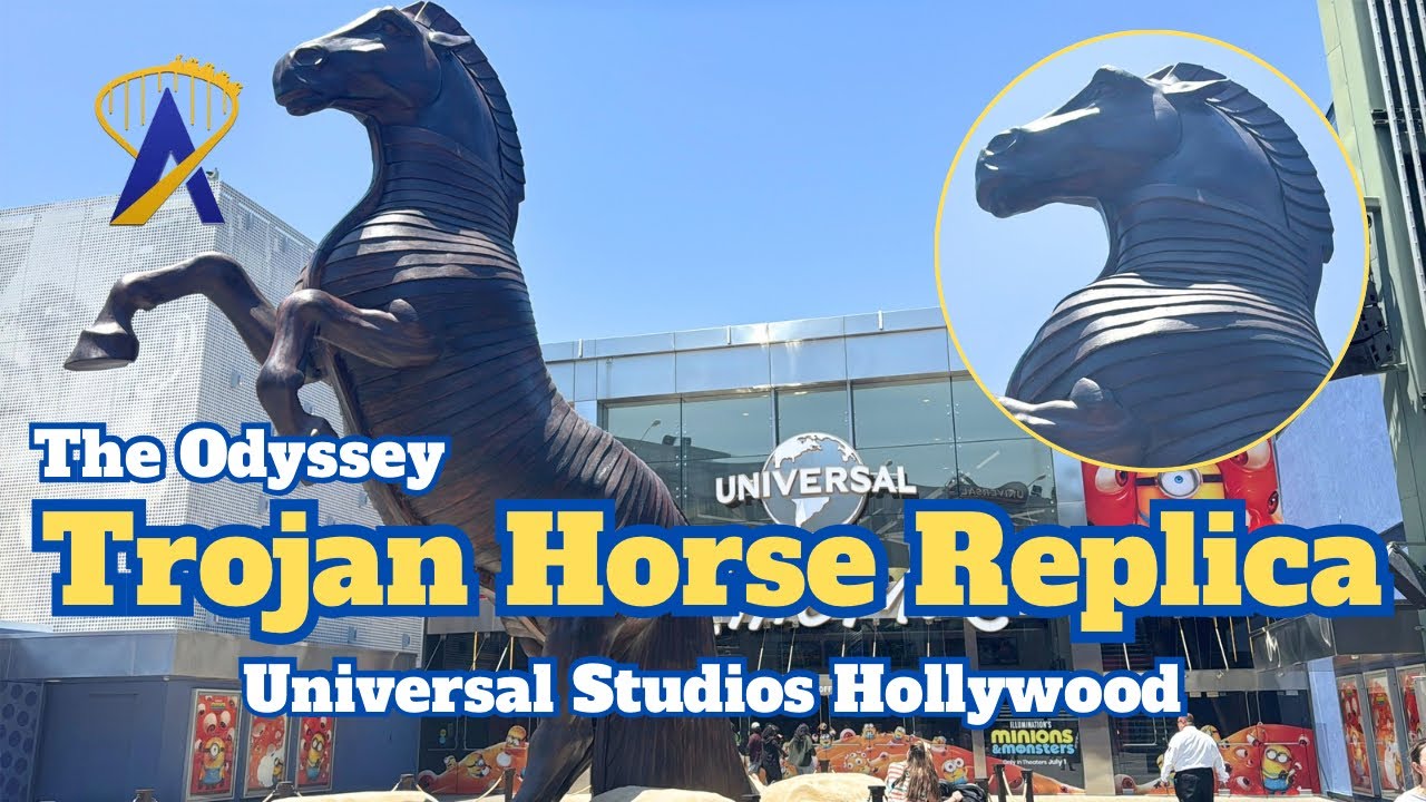 Video thumbnail for INSANE 34ft Trojan Horse in Hollywood! | The Odyssey at Universal CityWalk