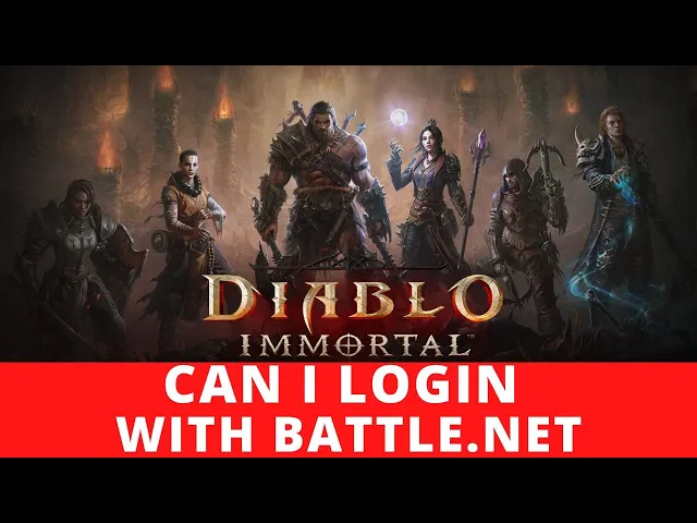Video thumbnail for Diablo Immortal - Can I Login Using Battle.net