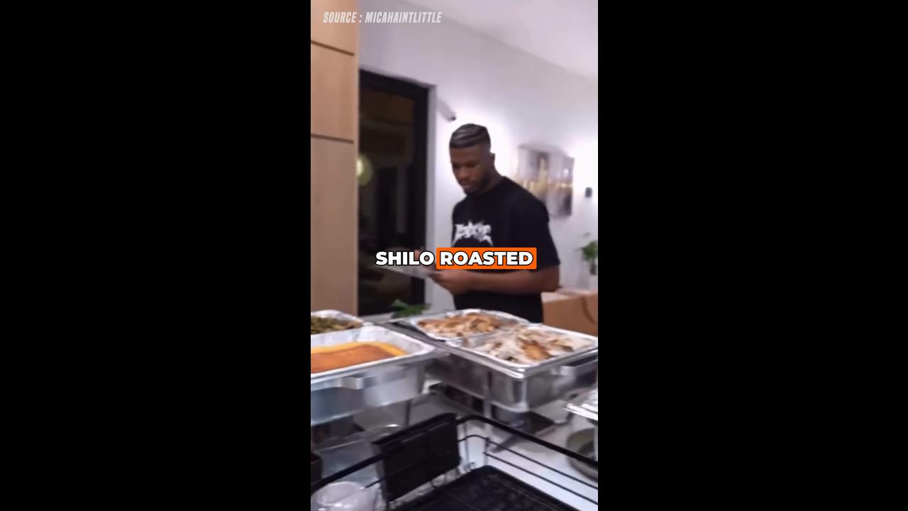 Video thumbnail for Shilo Sanders Trolls Shedeur for Studying Film on Thanksgiving