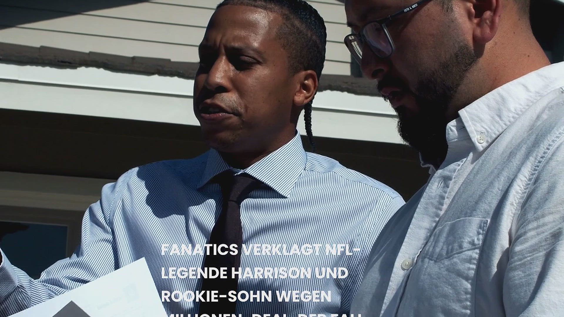 'Video thumbnail for Fanatics verklagt NFL-Legende Harrison und Rookie-Sohn wegen Millionen-Deal'