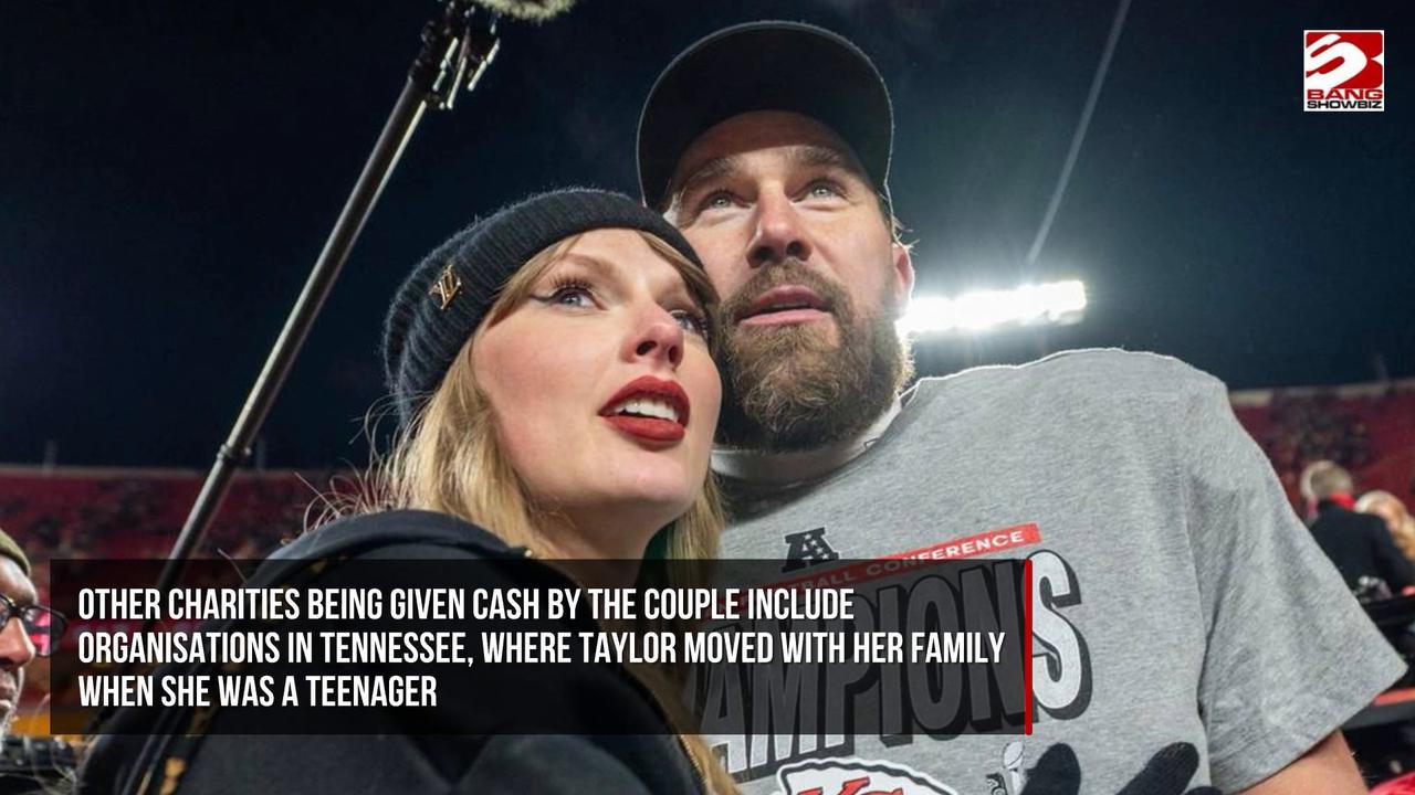 Video thumbnail for Taylor Swift and Travis Kelce donate $26 million to charity ahead of their wedding