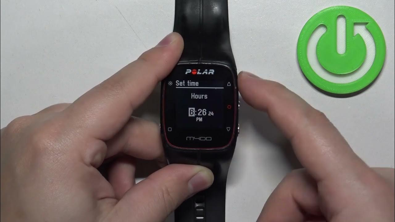 Video thumbnail for How to Change Date and Time on POLAR M400