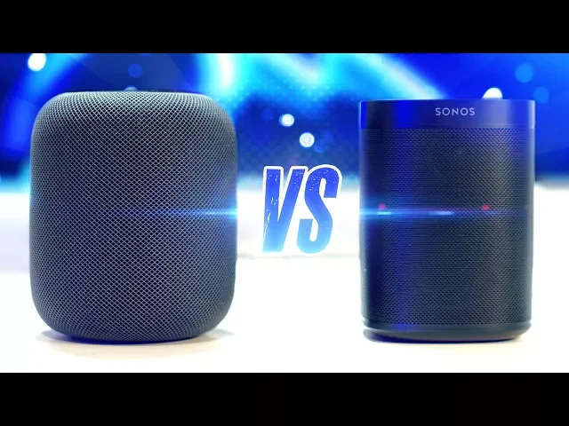 Video thumbnail for Apple HomePod vs. Sonos One