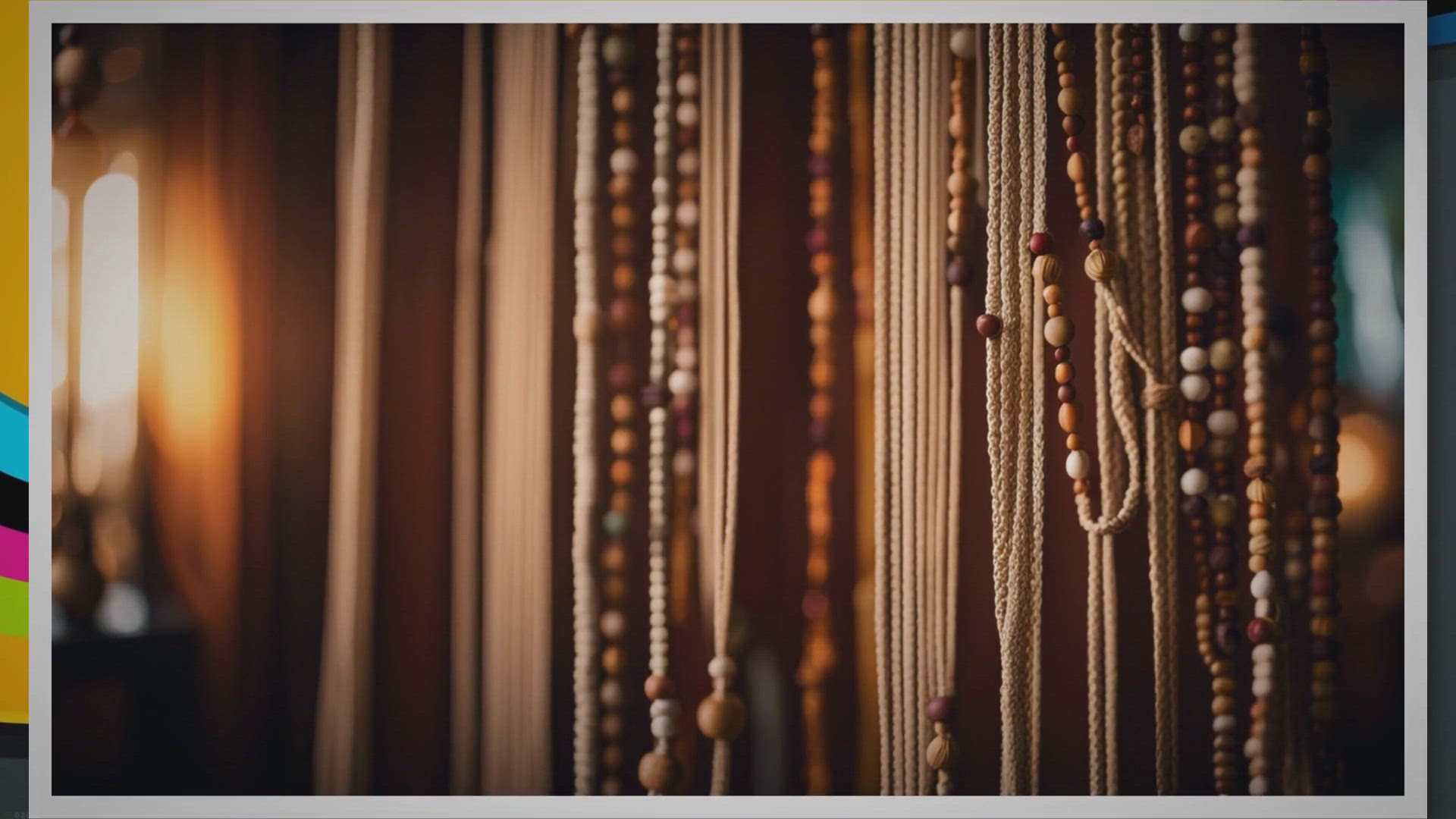 'Video thumbnail for 10 Creative Door Curtain Bead Ideas: Adding Style and Functionality to Your Space'